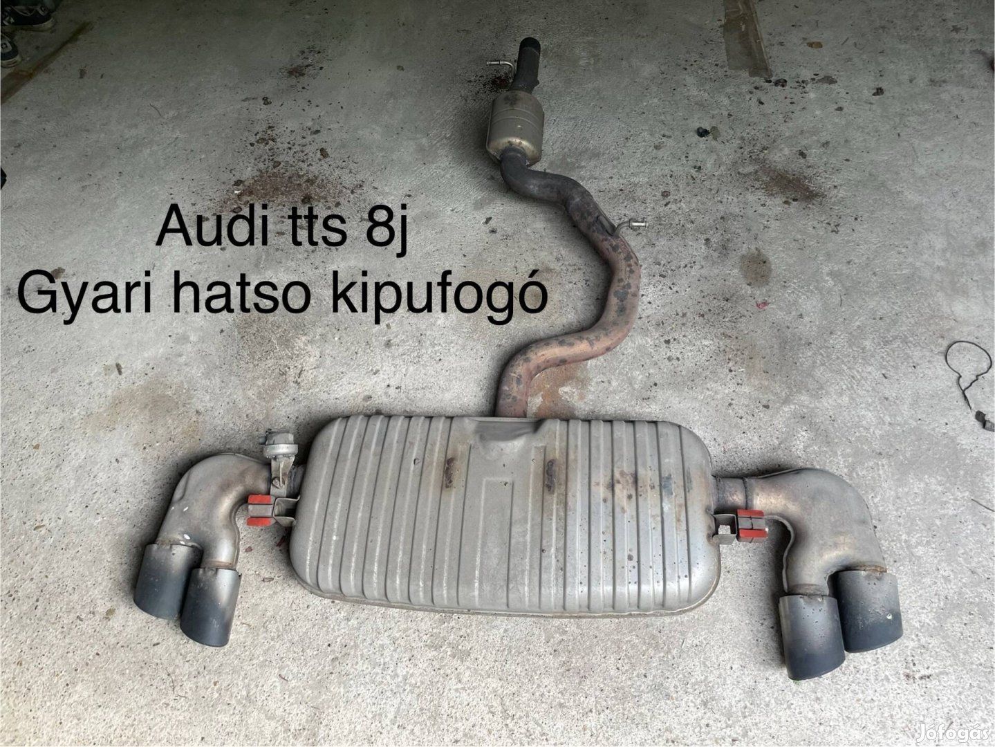 Audi tt 8j kipufogó tts ttrs