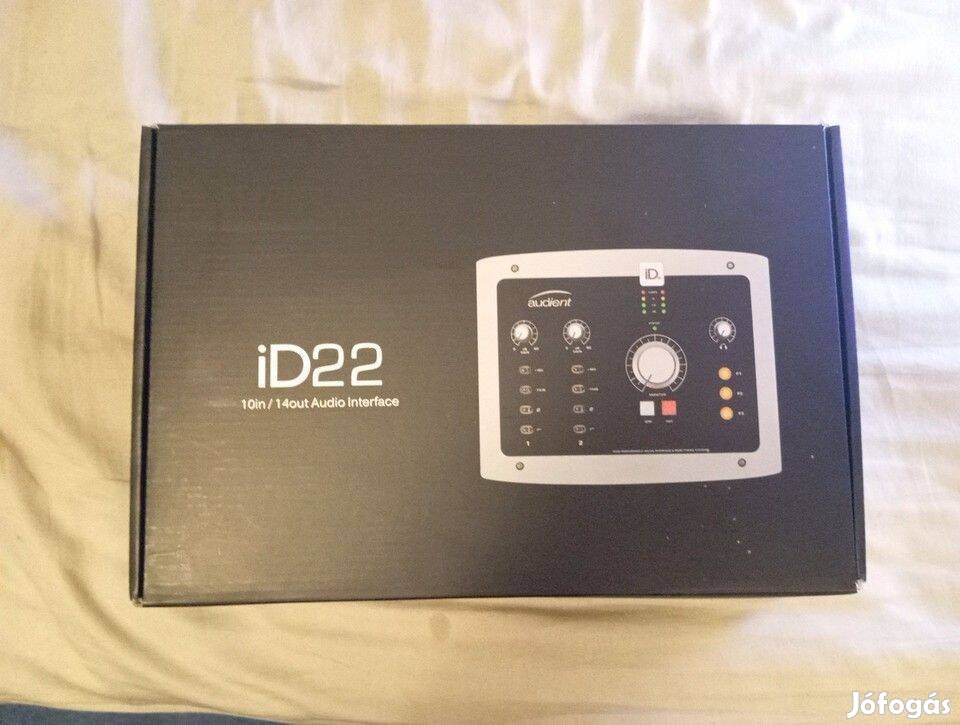 Audient iD22 usb stúdió külső hangkártya