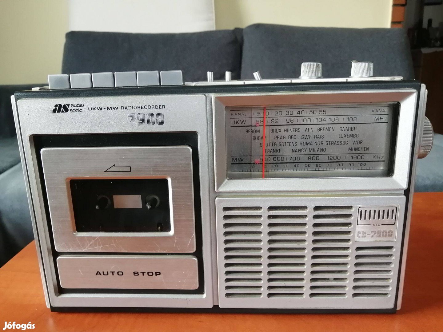 Audio Sonic rádiós magnó retró