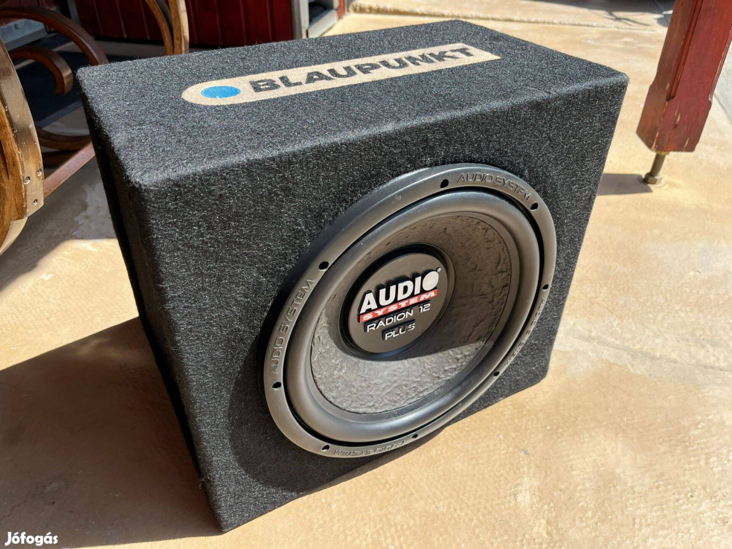 Audio System autós autó 600W subwoofer hangszóró mélynyomó mélyláda