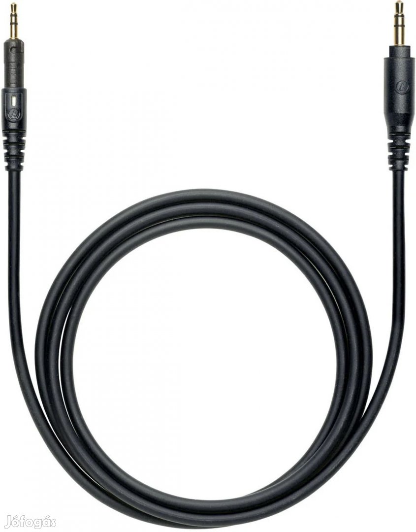 Audio-Technica ATH-M40X/M50X/M70X fekete egyenes kábel 1.2m