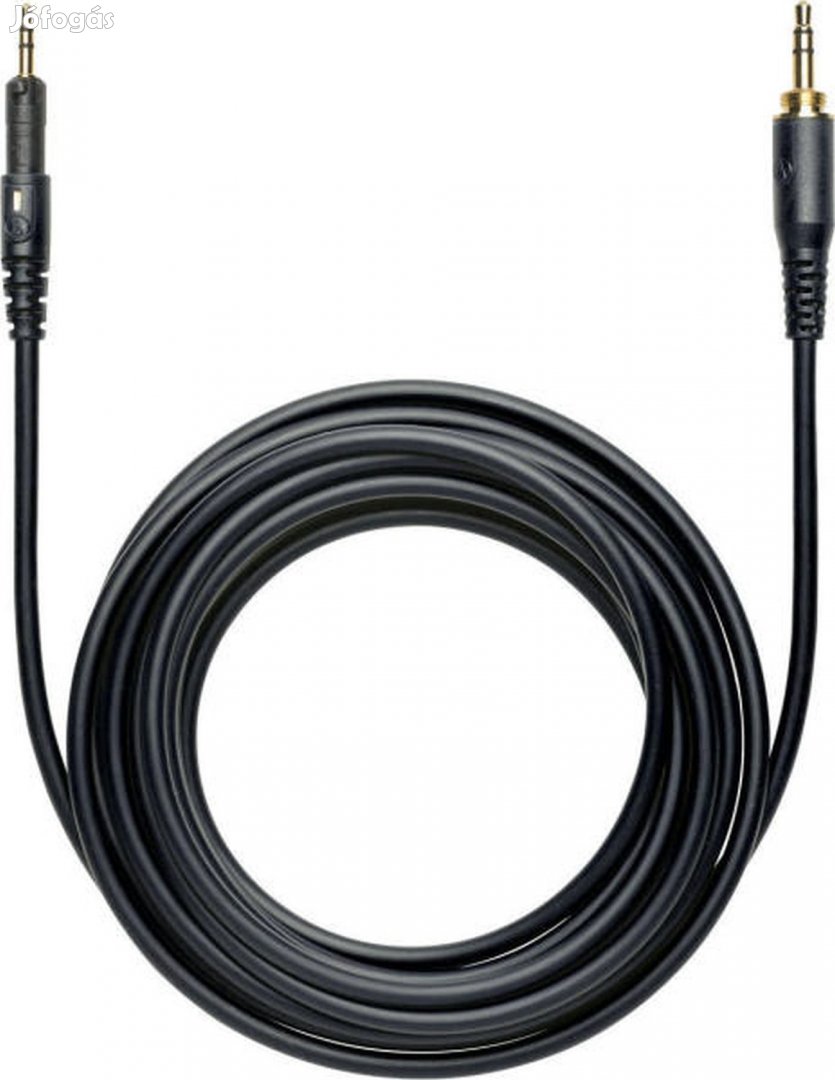 Audio-Technica ATH-M40X/M50X/M70X fekete egyenes kábel 3m