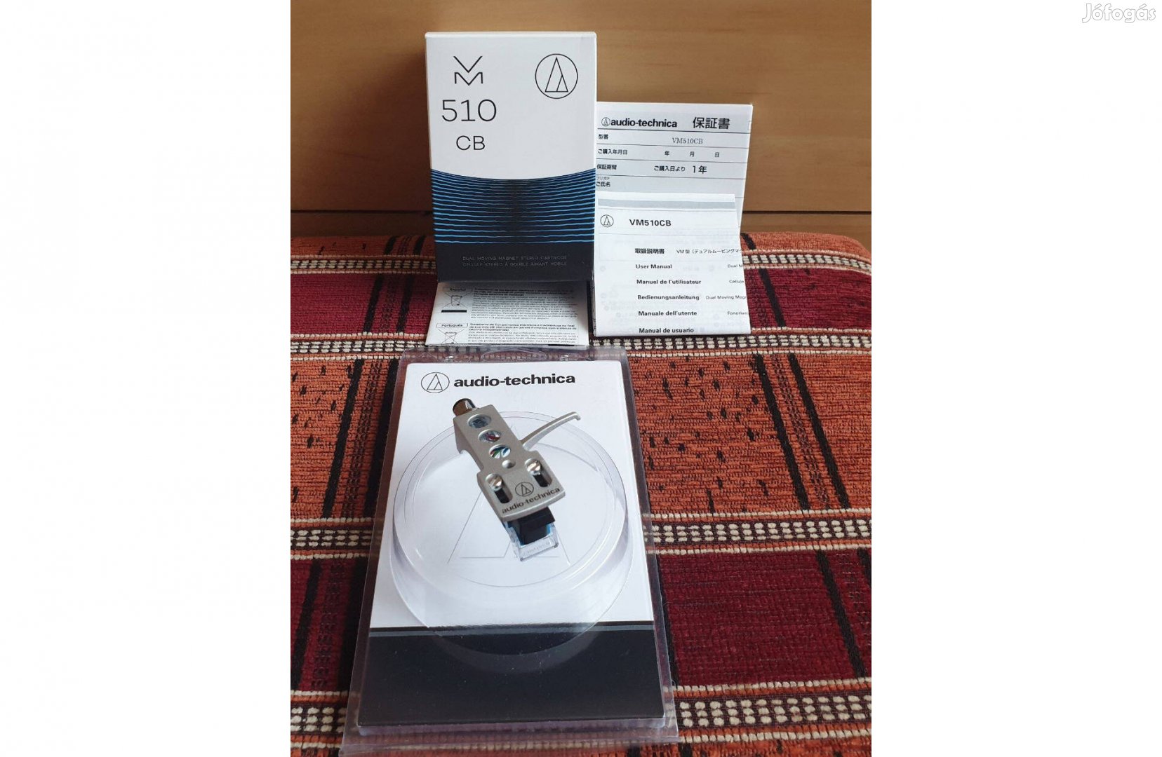 Audio Technica HS1P + VM510CB (Japan) komplett lemezjátszó tű szett Új