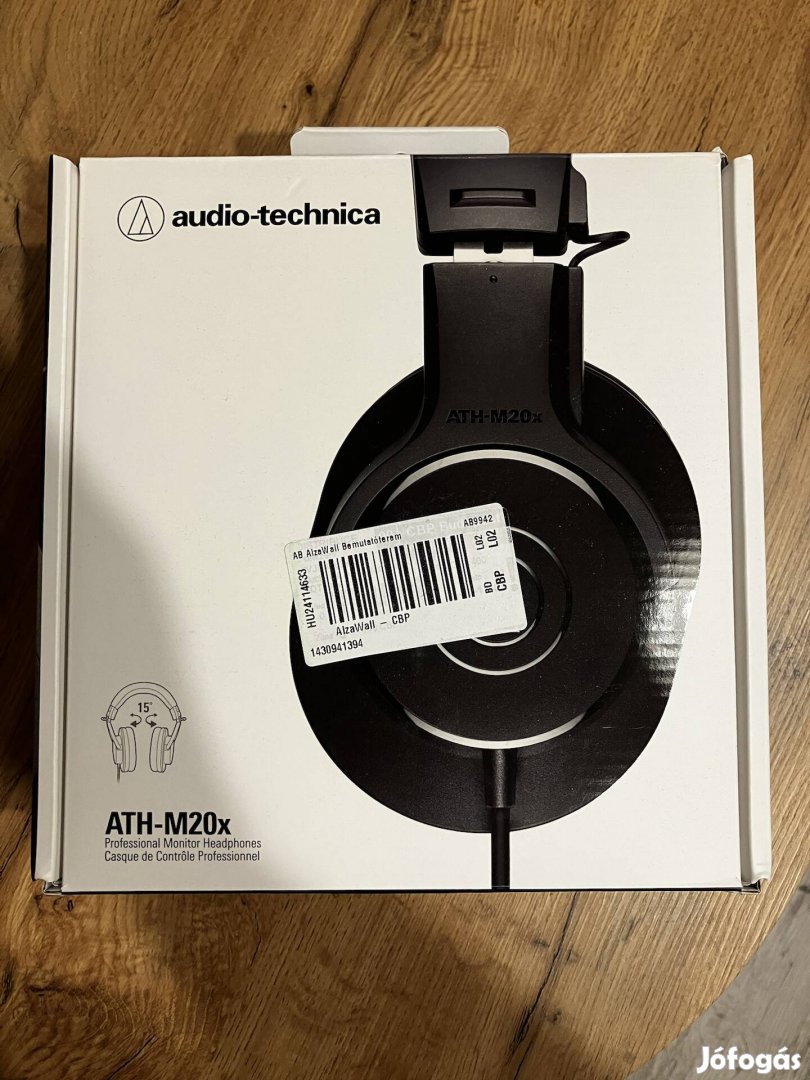 Audio Technika ATH-M20x kábeles fejhallgató