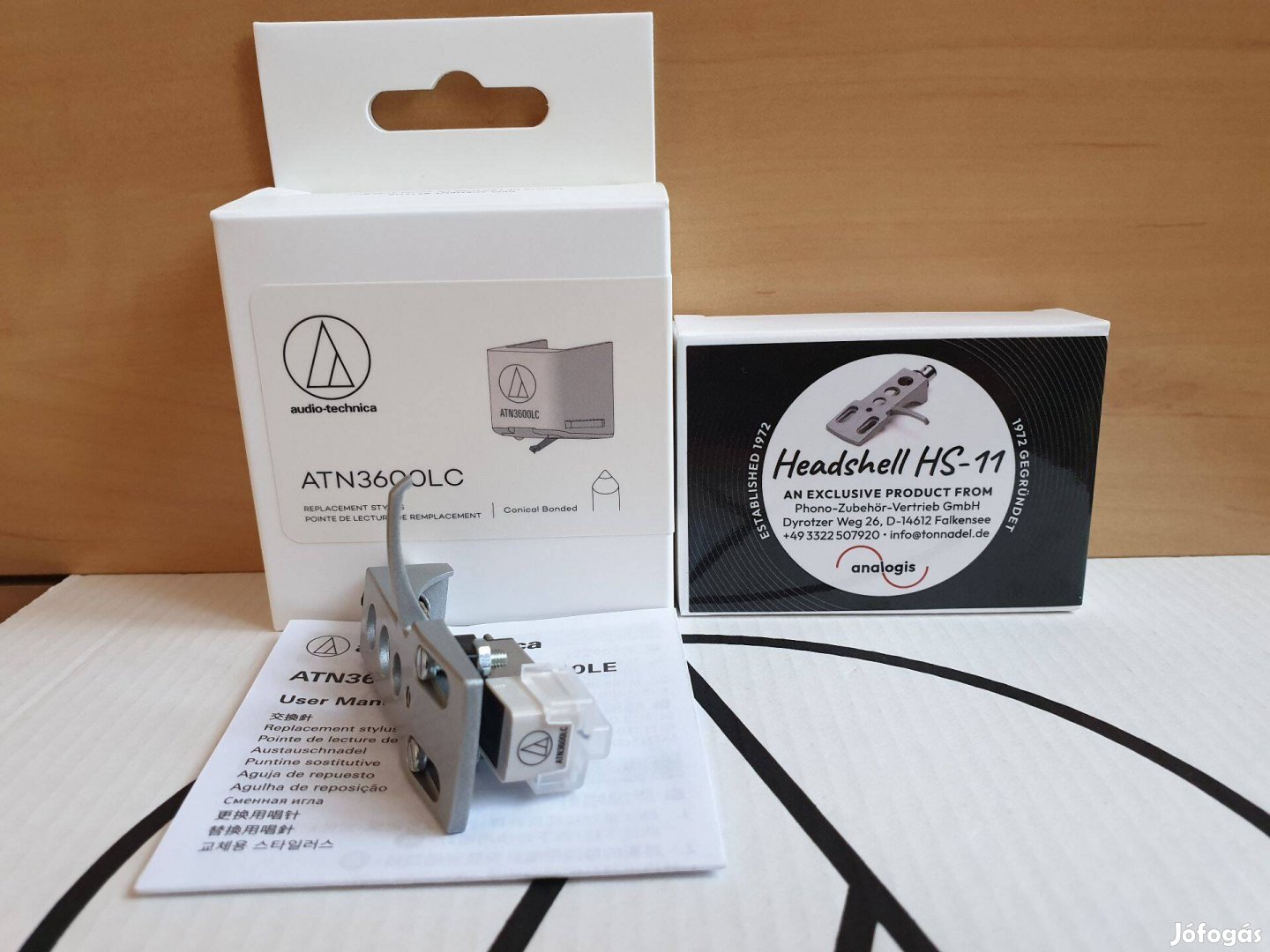 Audio-technica AT3600 LC+HS11 komplett lemezjátszó hangszedő szett Új