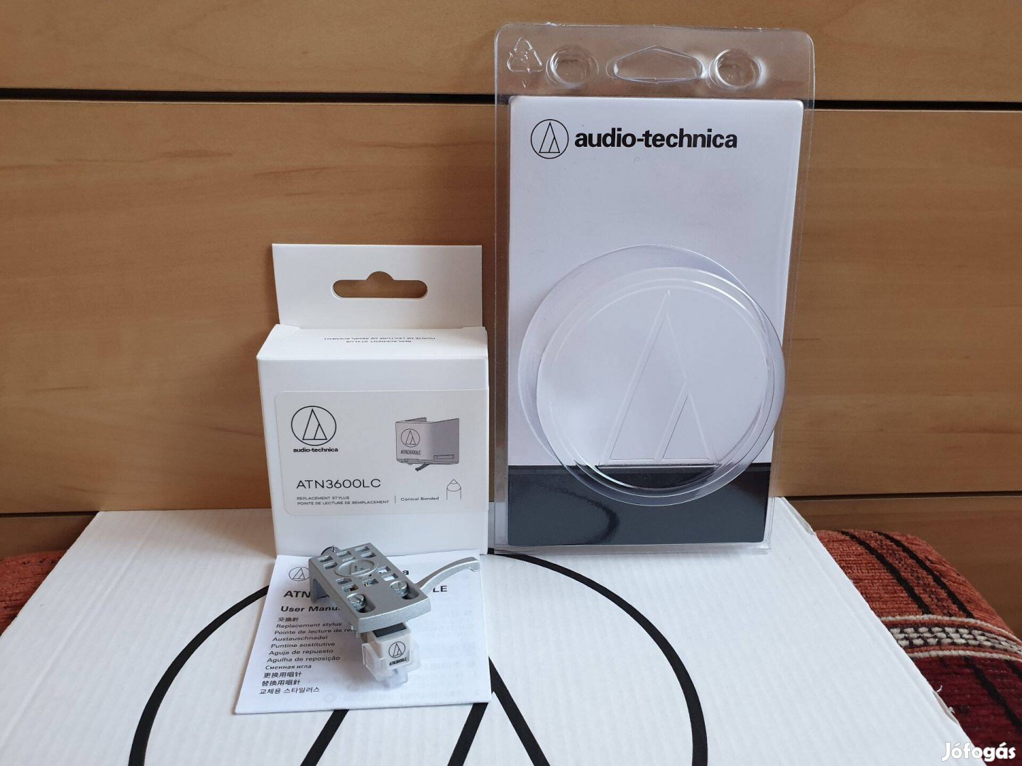 Audio-technica AT3600 LC + HS10SV komplett shell tű hangszedő szett Új