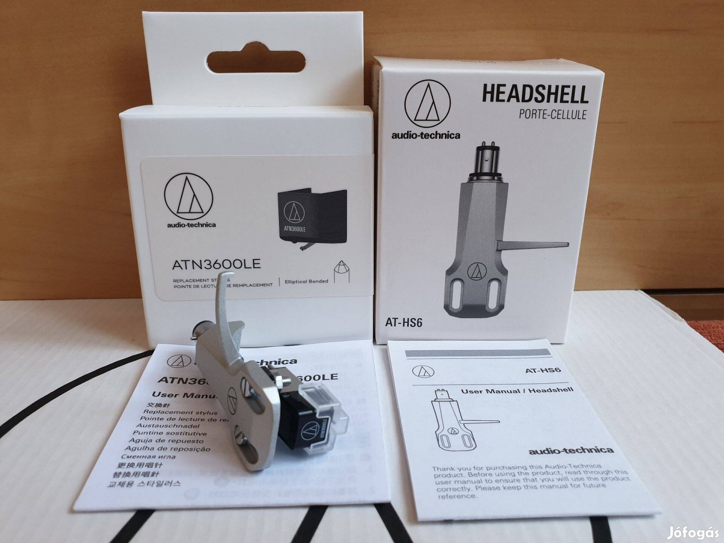 Audio-technica AT3600 LE Elliptikus+HS6SV komplett hangszedő szett Új