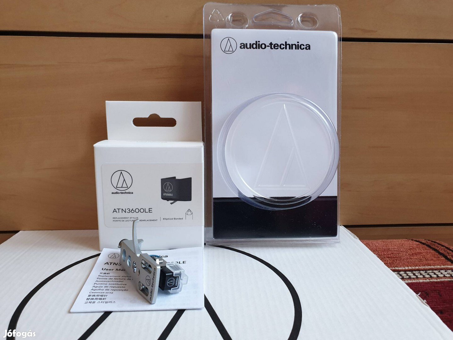 Audio-technica AT3600 LE Elliptikus + HS1P komplett hangszedő szett Új