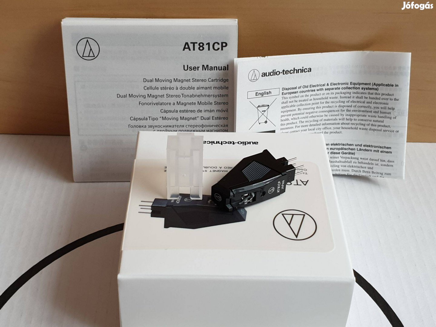 Audio-technica AT81CP P-mount T4P hangszedő lemezjátszó tű vinyl Új