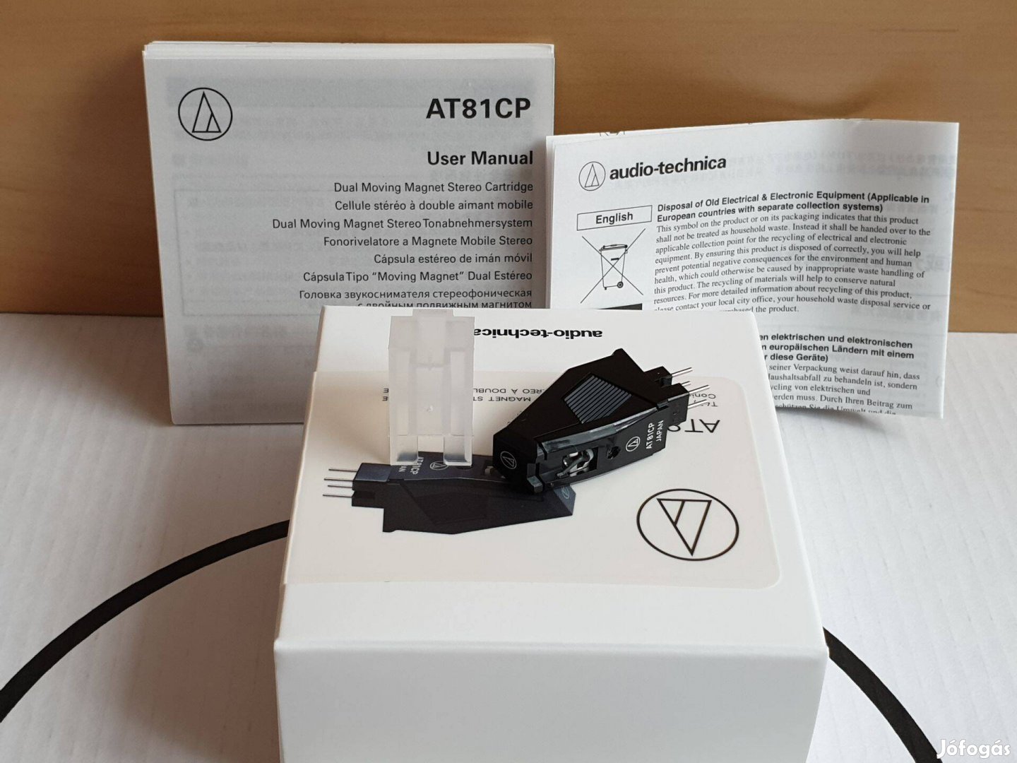 Audio-technica AT81CP P-mount T4P hangszedő tű lemezjátszó vinyl Új