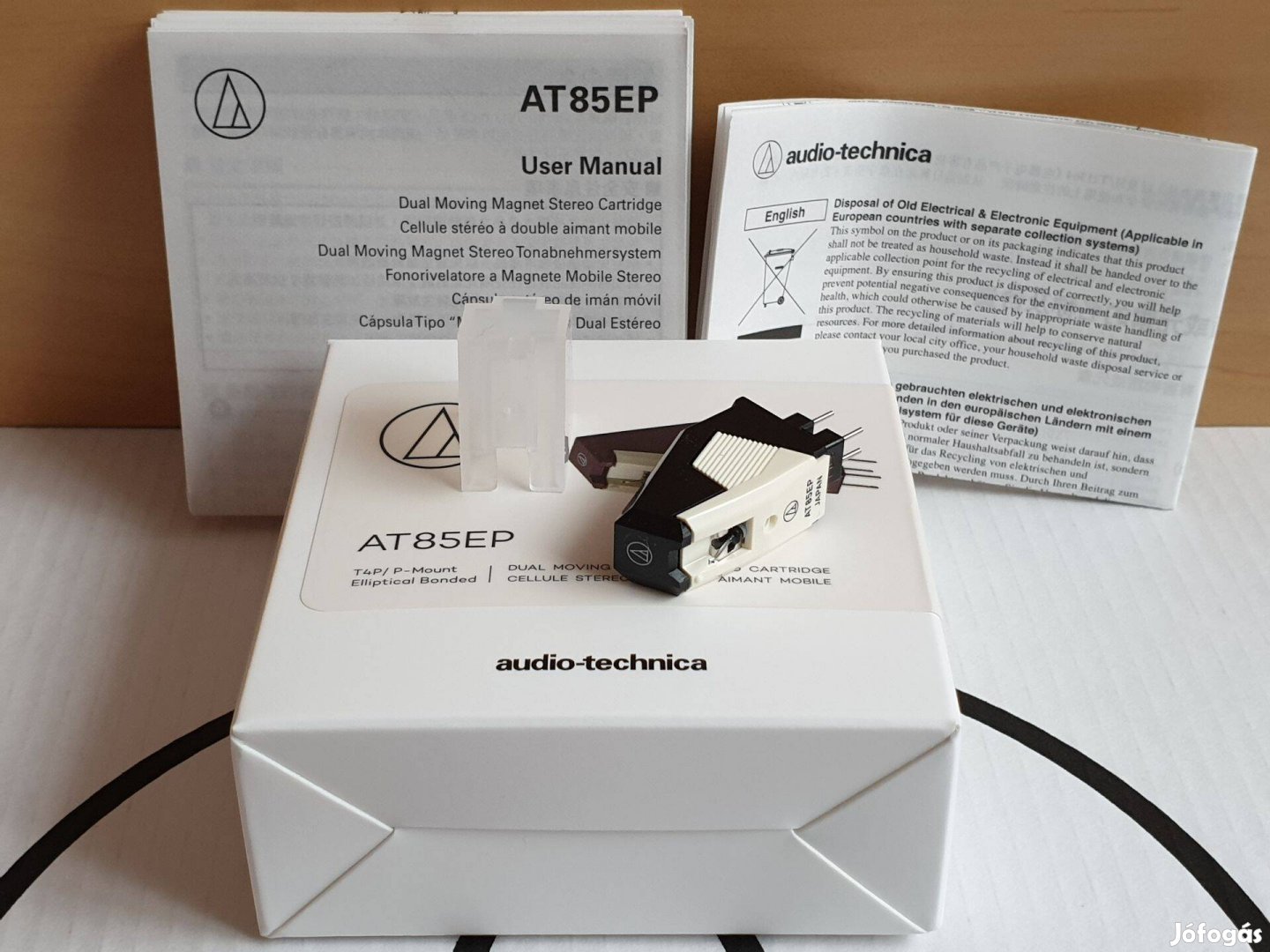 Audio-technica AT85EP P-mount T4P hangszedő tű bakelit
