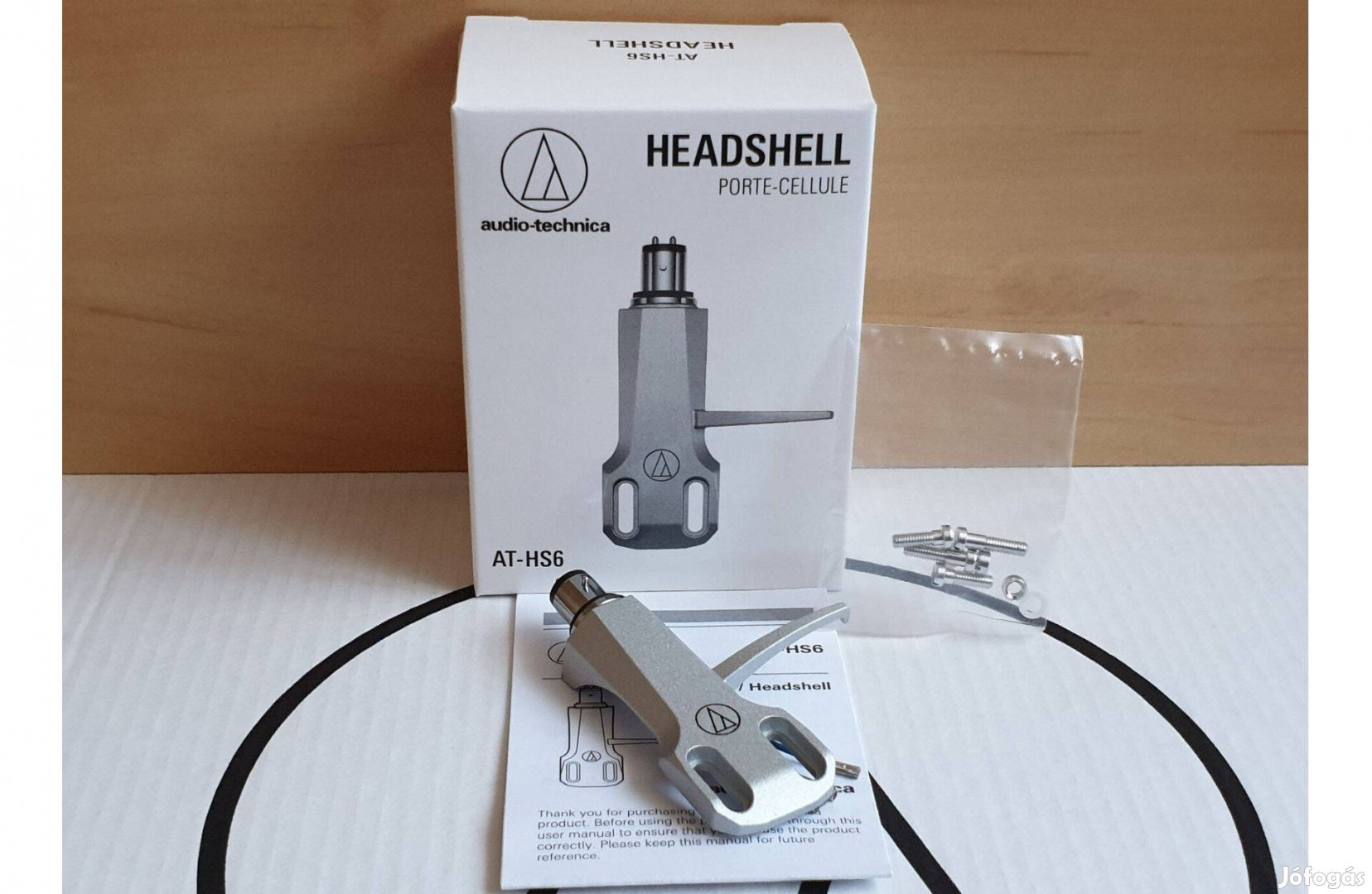 Audio-technica HS6SV lemezjátszó headshell hangszedő vinyl Új