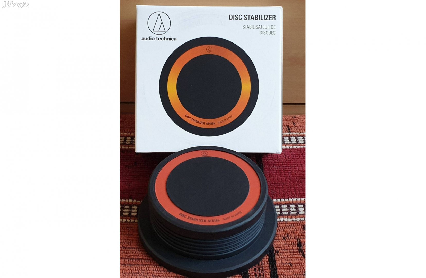 Audio-technica lemez stabilizátor súly 600g vinyl lemezjátszó Új