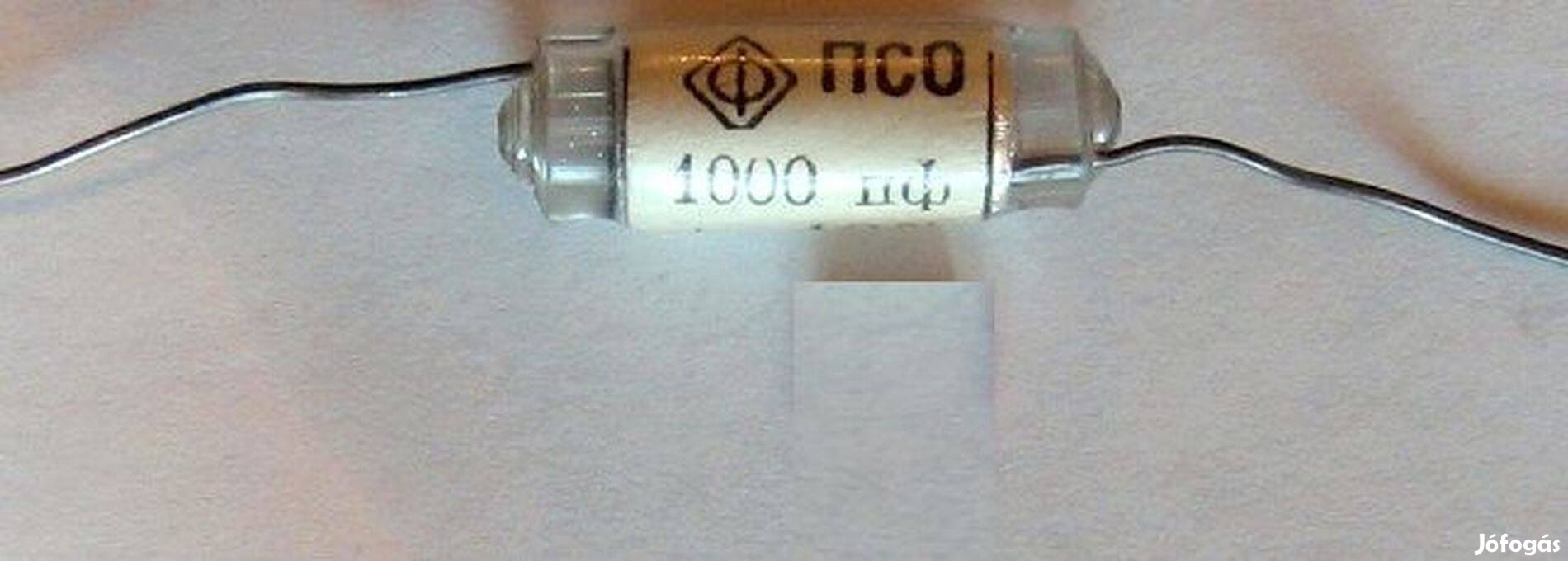 Audiofil kondenzátorok 1nF 500V USSR PSzO5,62nF 630V