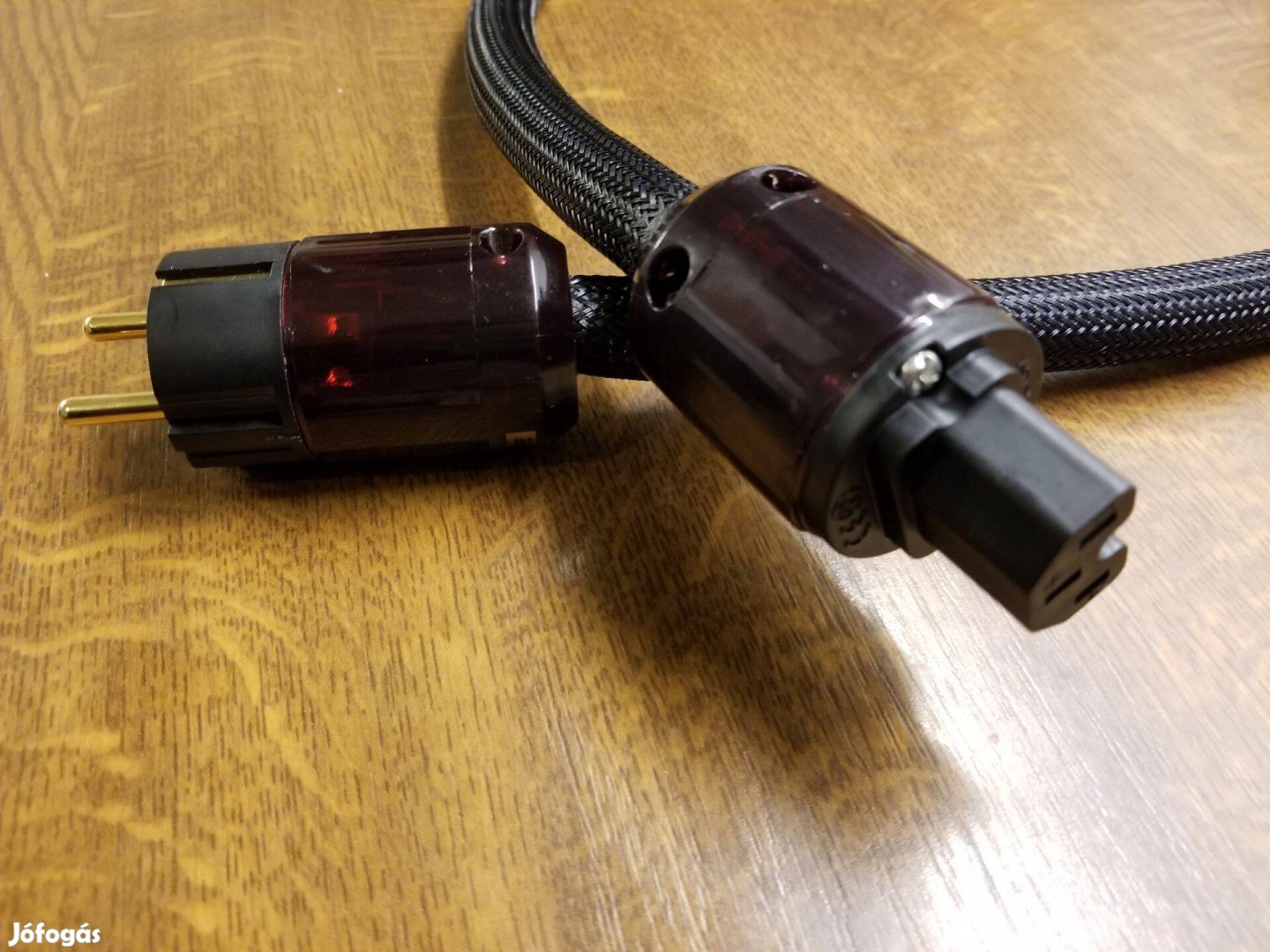 Audiofil tápkábel 0,5 méter