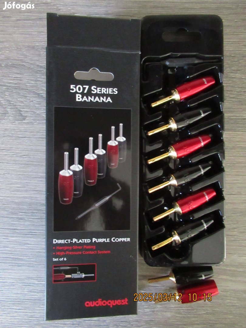 Audioquest 507,2-8db. banándugó eladó