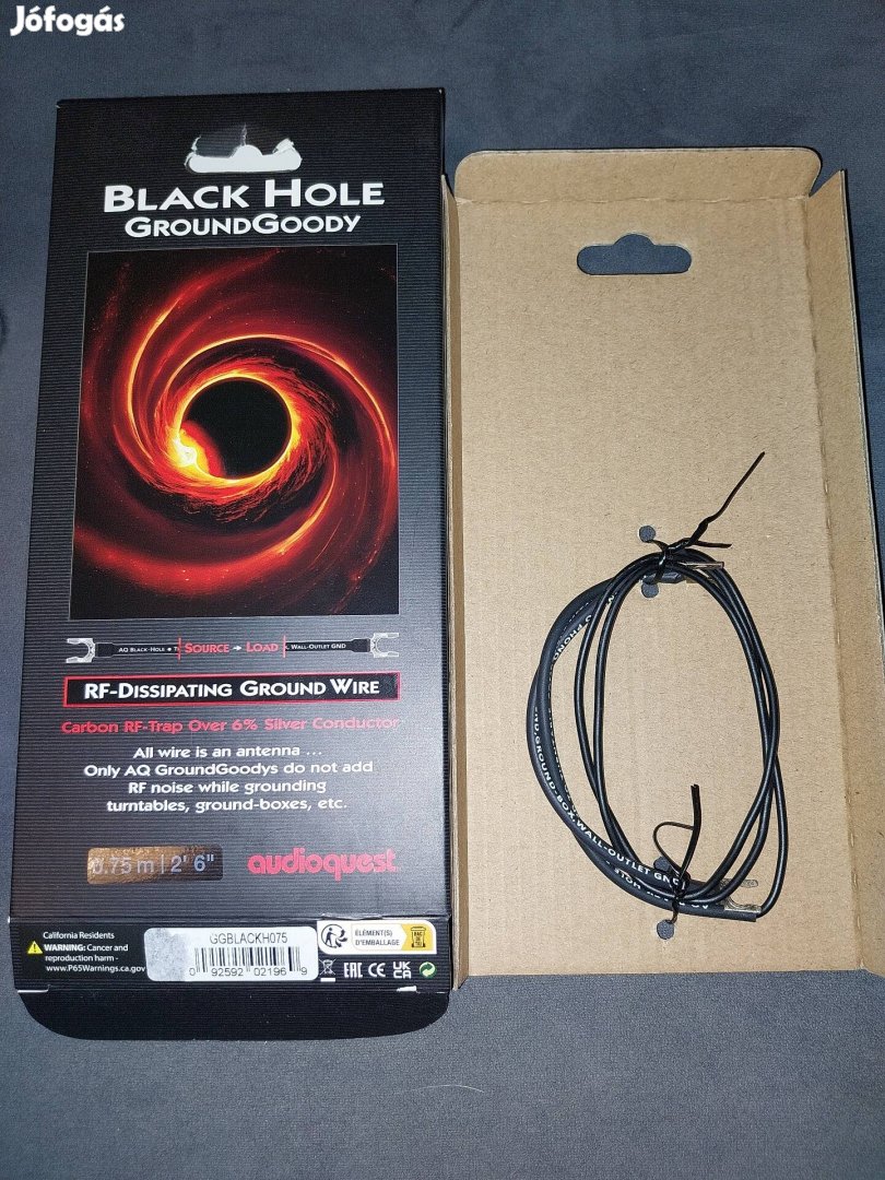 Audioquest Black Hole phono földelő kábel eladó ?
