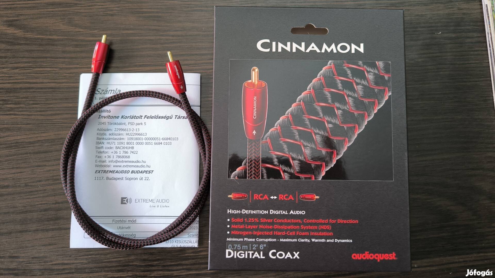 Audioquest Cinnamon Digital Coax kábel