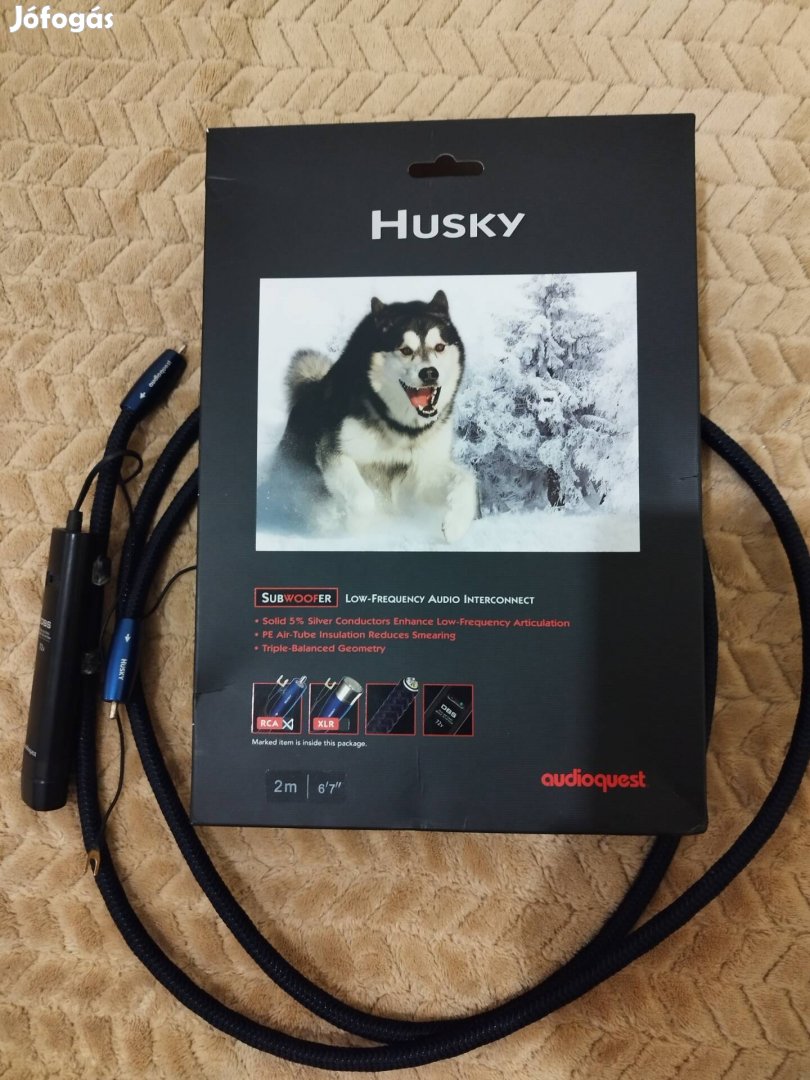 Audioquest Husky sub kábel 2 méter RCA 