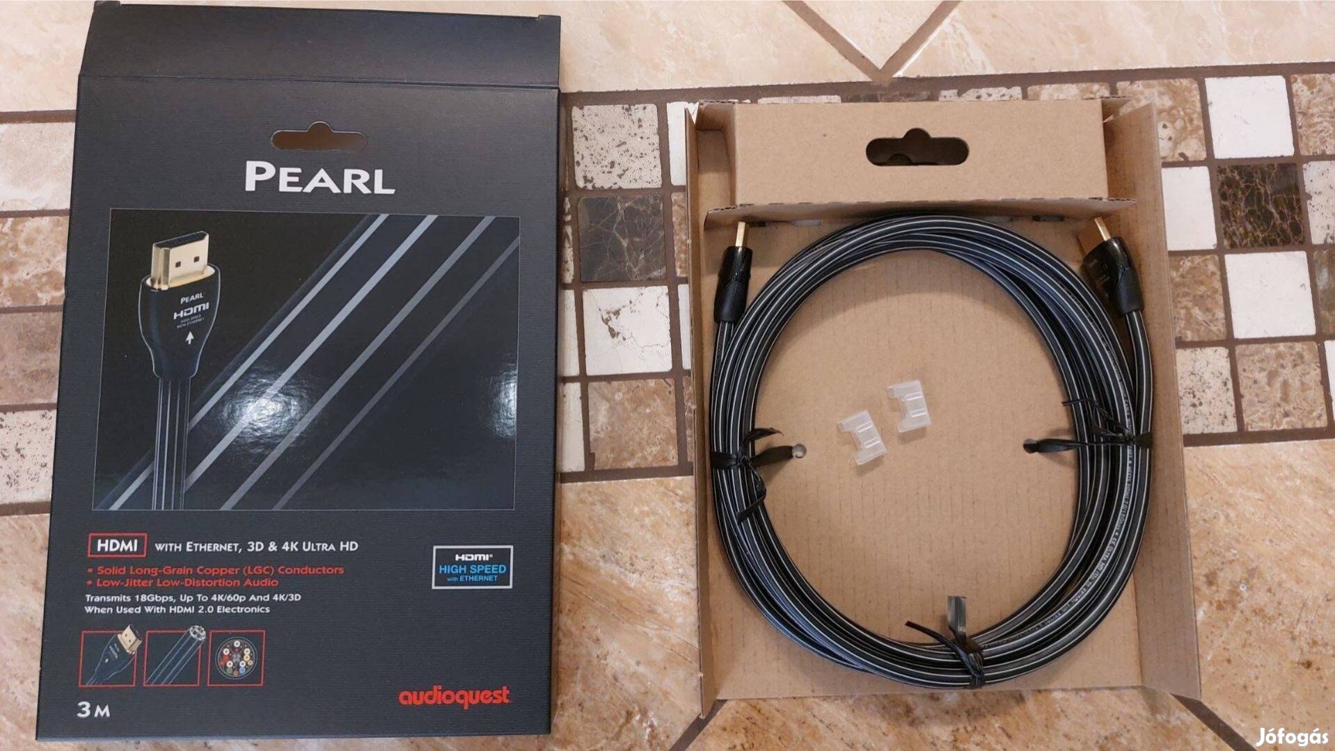 Audioquest Pearl 3m HDMI kábel szállítással