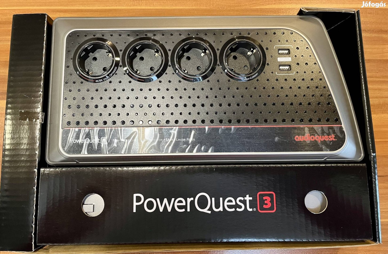 Audioquest Powerquest 3 hálózat tápszűrő eladó. 