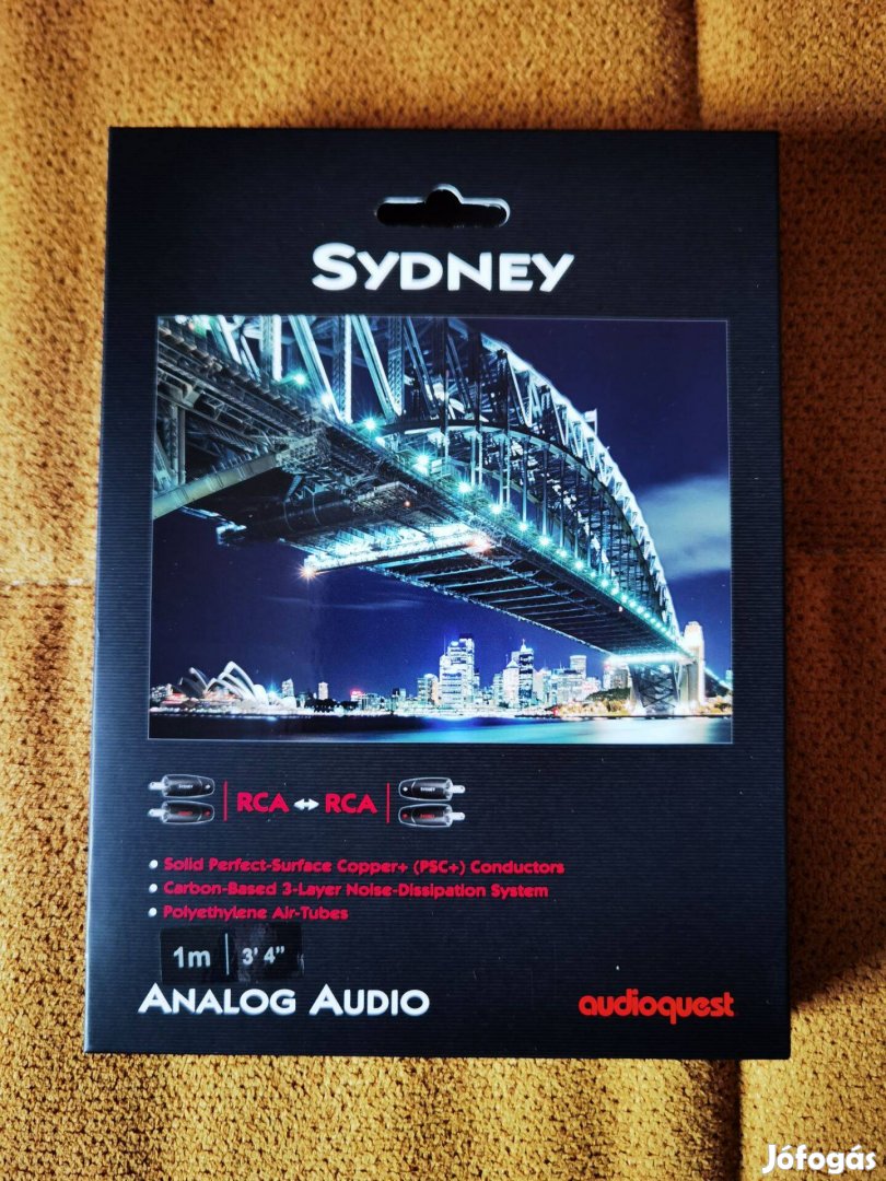 Audioquest Sydney 1m RCA-RCA kábel új