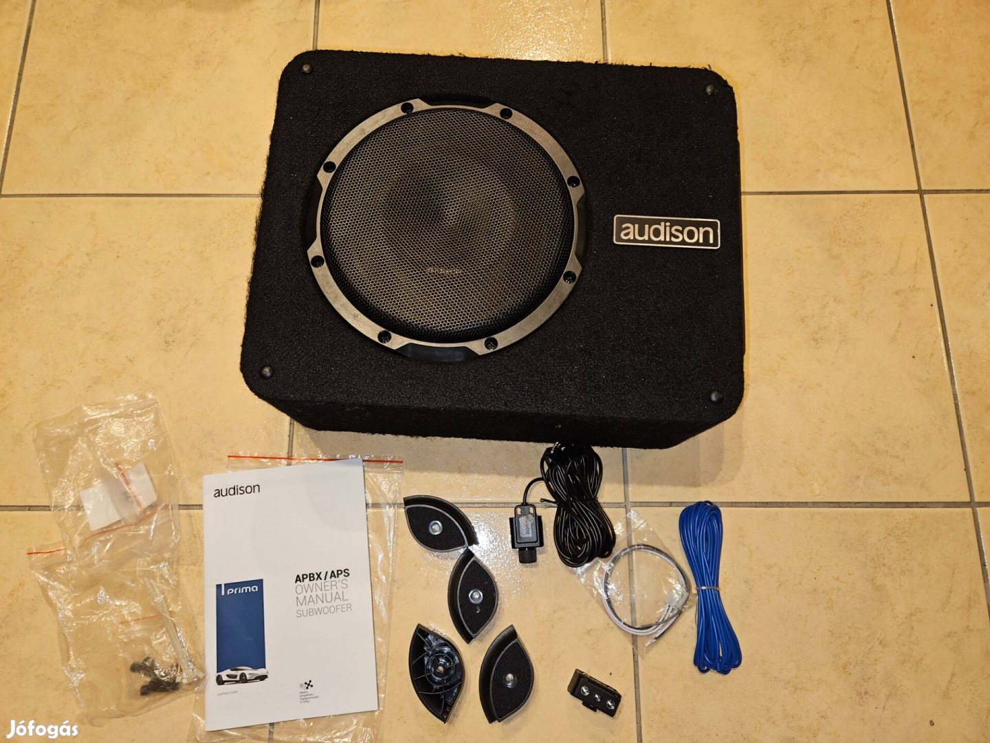 Audison aktív 8" mélynyomó Apbx 8AS2