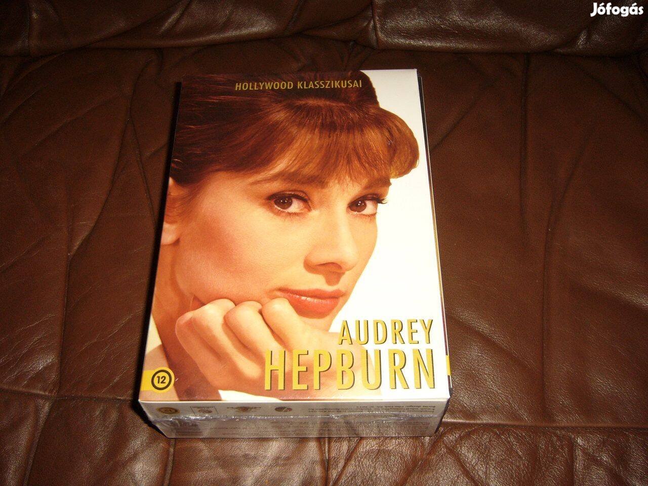 Audrey Hepburn . 4 dvd-s Díszdoboz + 1db film új !