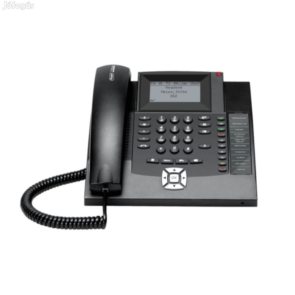 Auerswald COMfortel 1200 ISDN vezetékes telefon, 1600 bejegyzés, feke