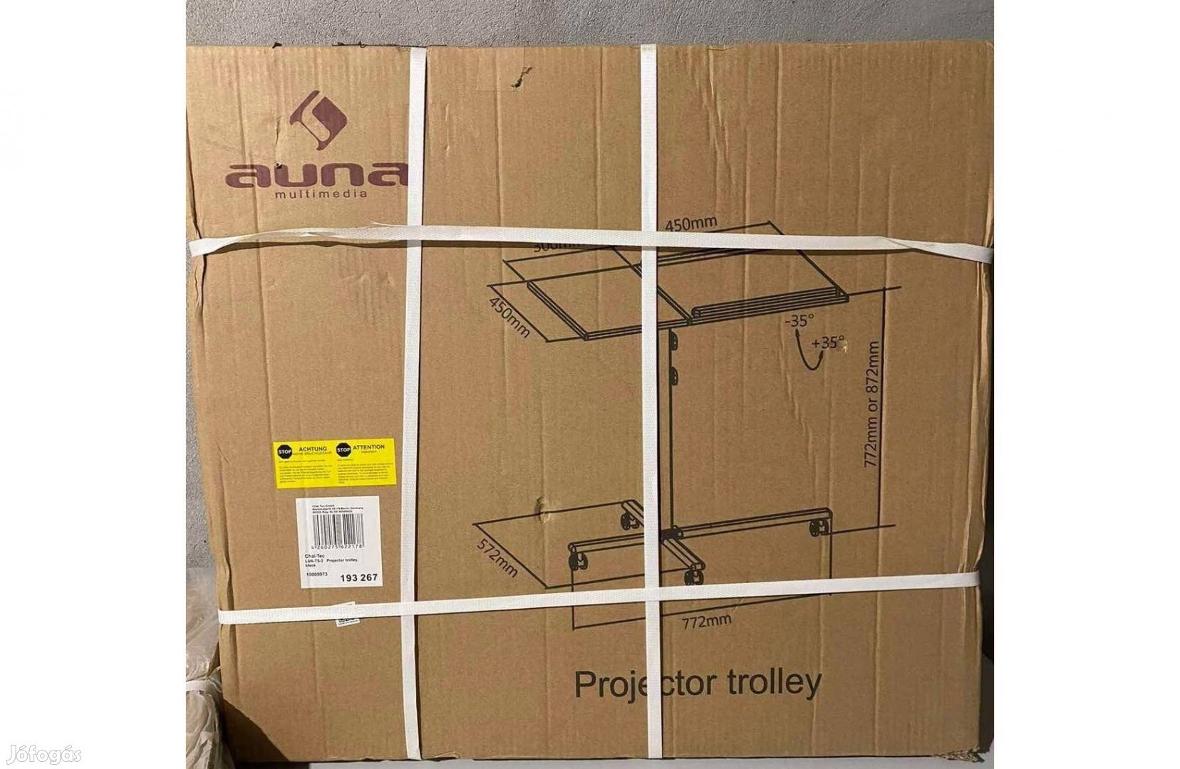 Auna Projektor Trolley - Projektor Asztal (bontatlan csomagolásban)