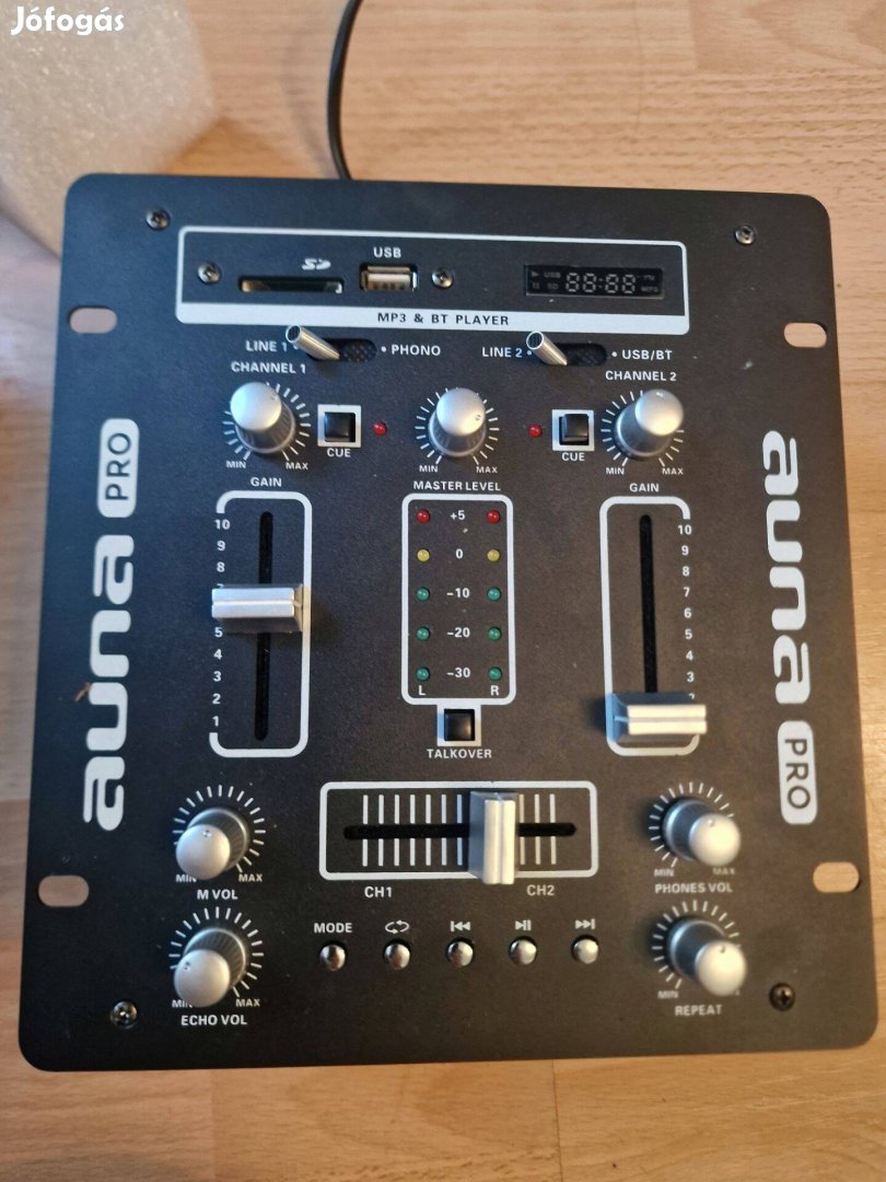 Auna pro DJ 25 keverő eladó. usb, Bluetooth