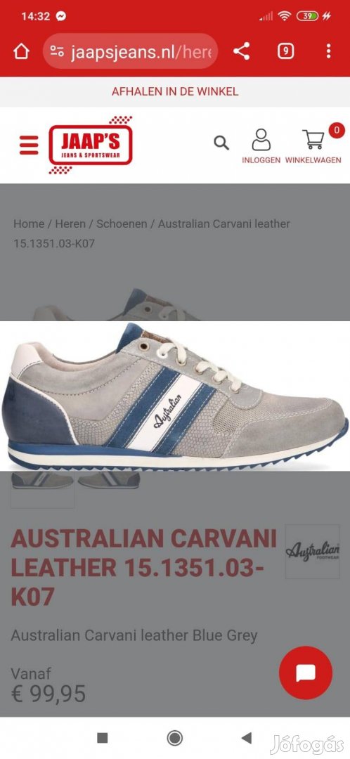 Australian Footwear extra nagy méretű Sneaker, több méret (48-50)
