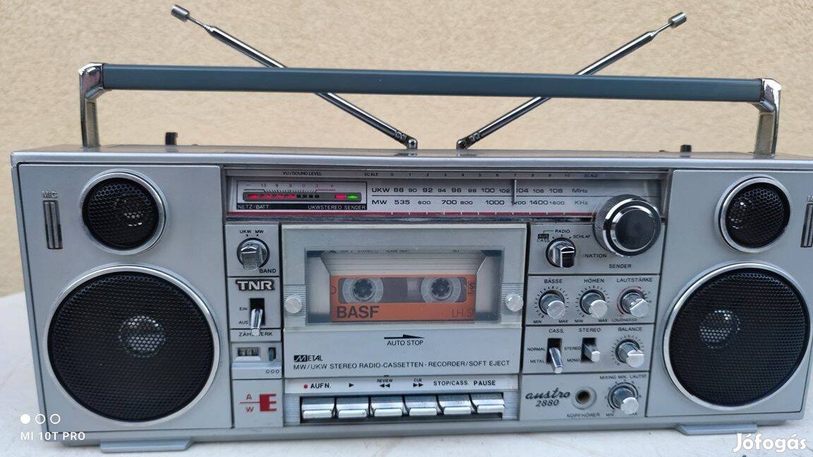 Austro 2880 (Sanyo M7700) Rádió MAGNÓ Boombox Eladó !