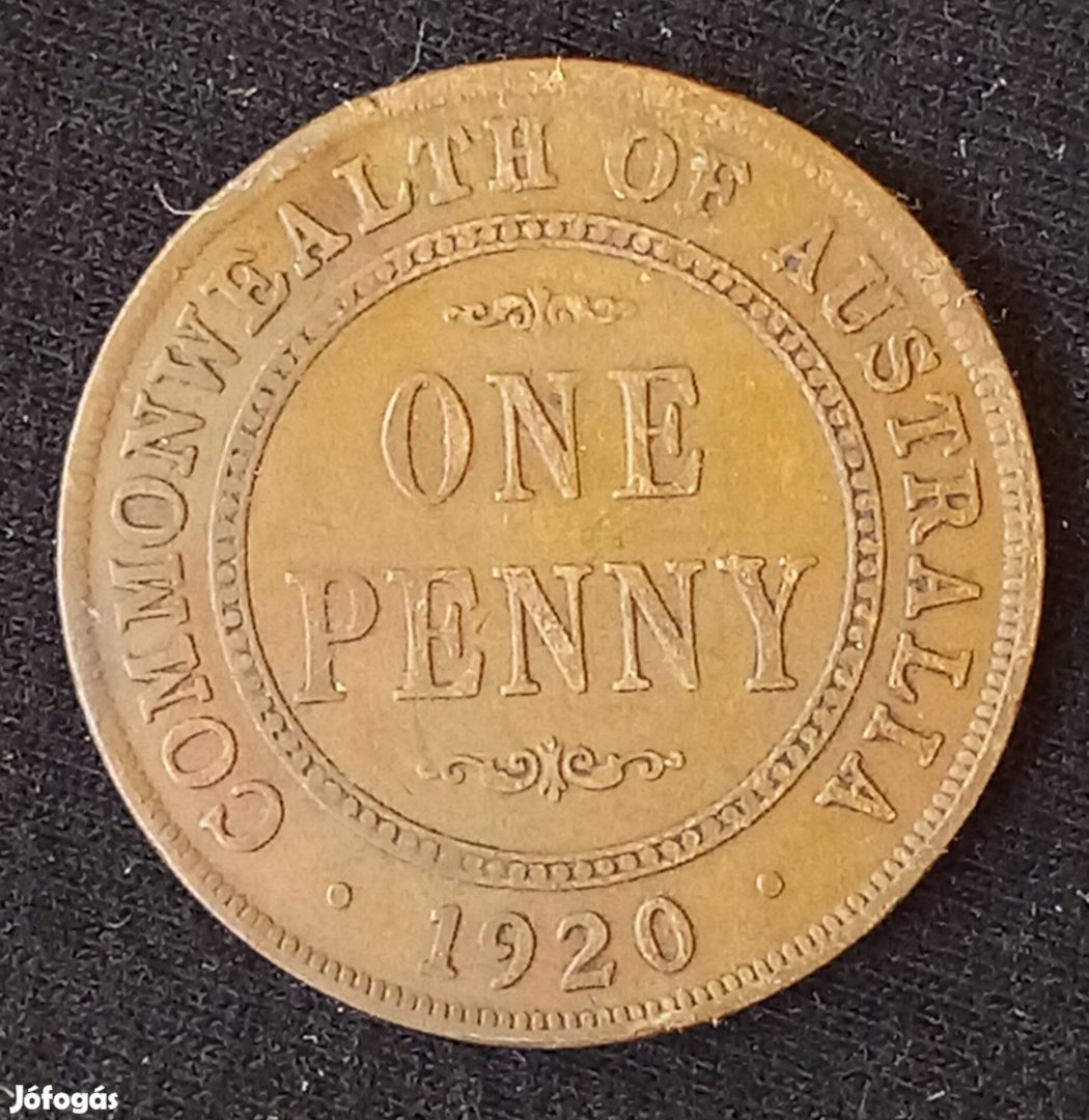 Ausztrál 1 penny 1920