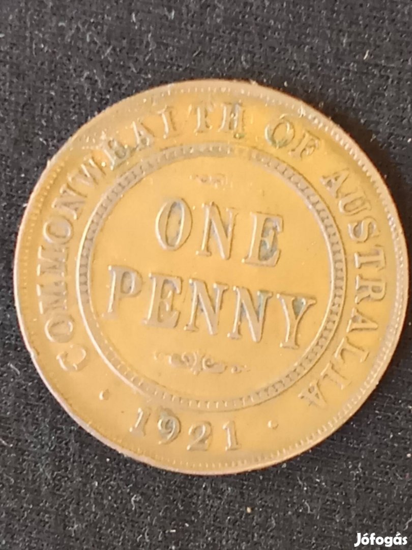 Ausztrál 1 penny 1921
