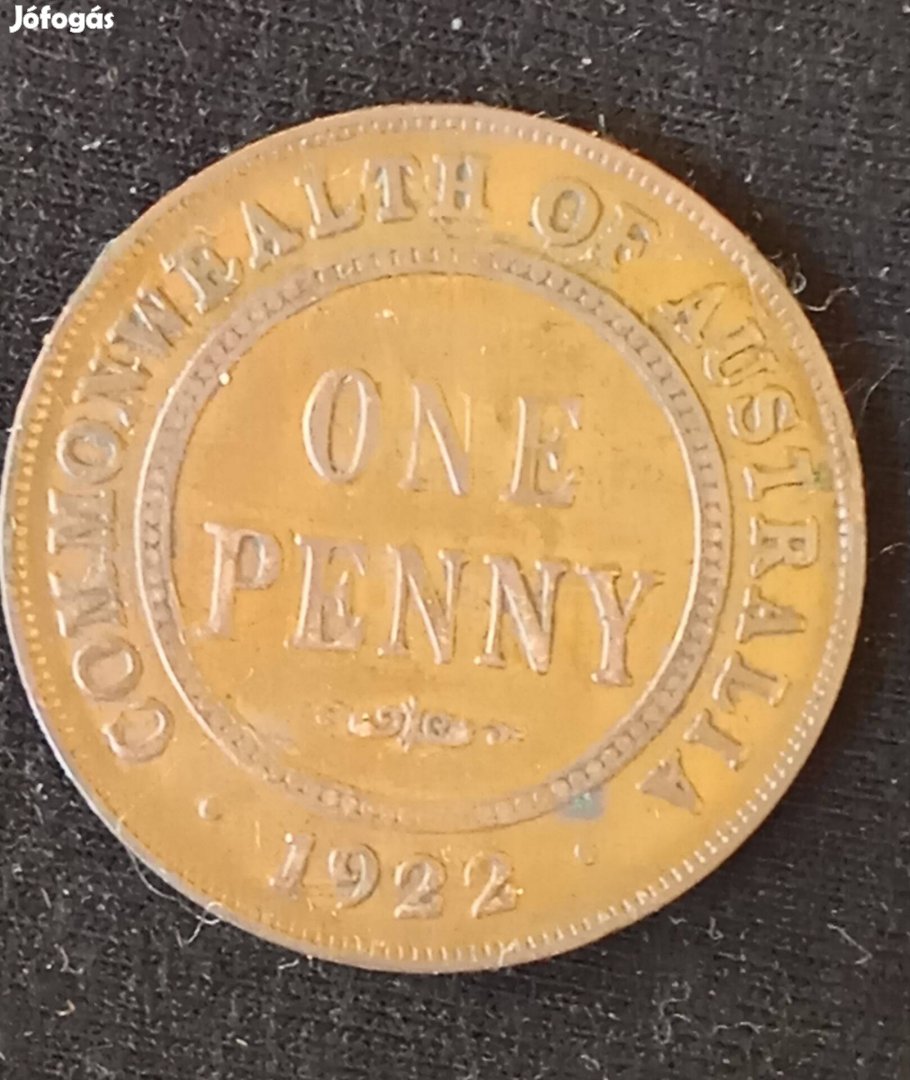 Ausztrál 1 penny 1922