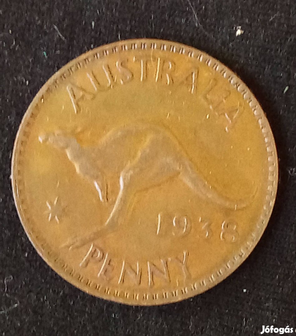 Ausztrál 1 penny 1938