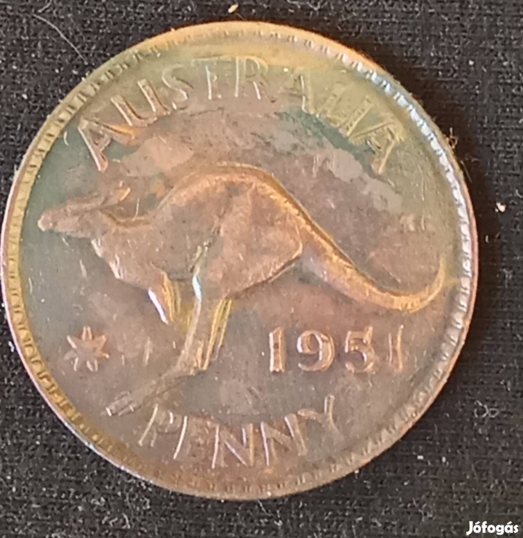 Ausztrál 1 penny 1951