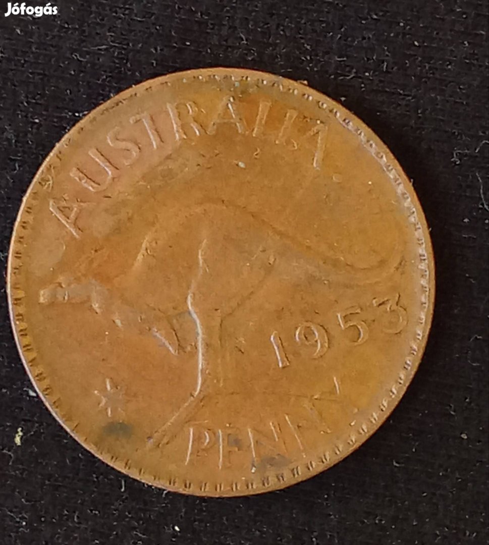 Ausztrál 1 penny 1953