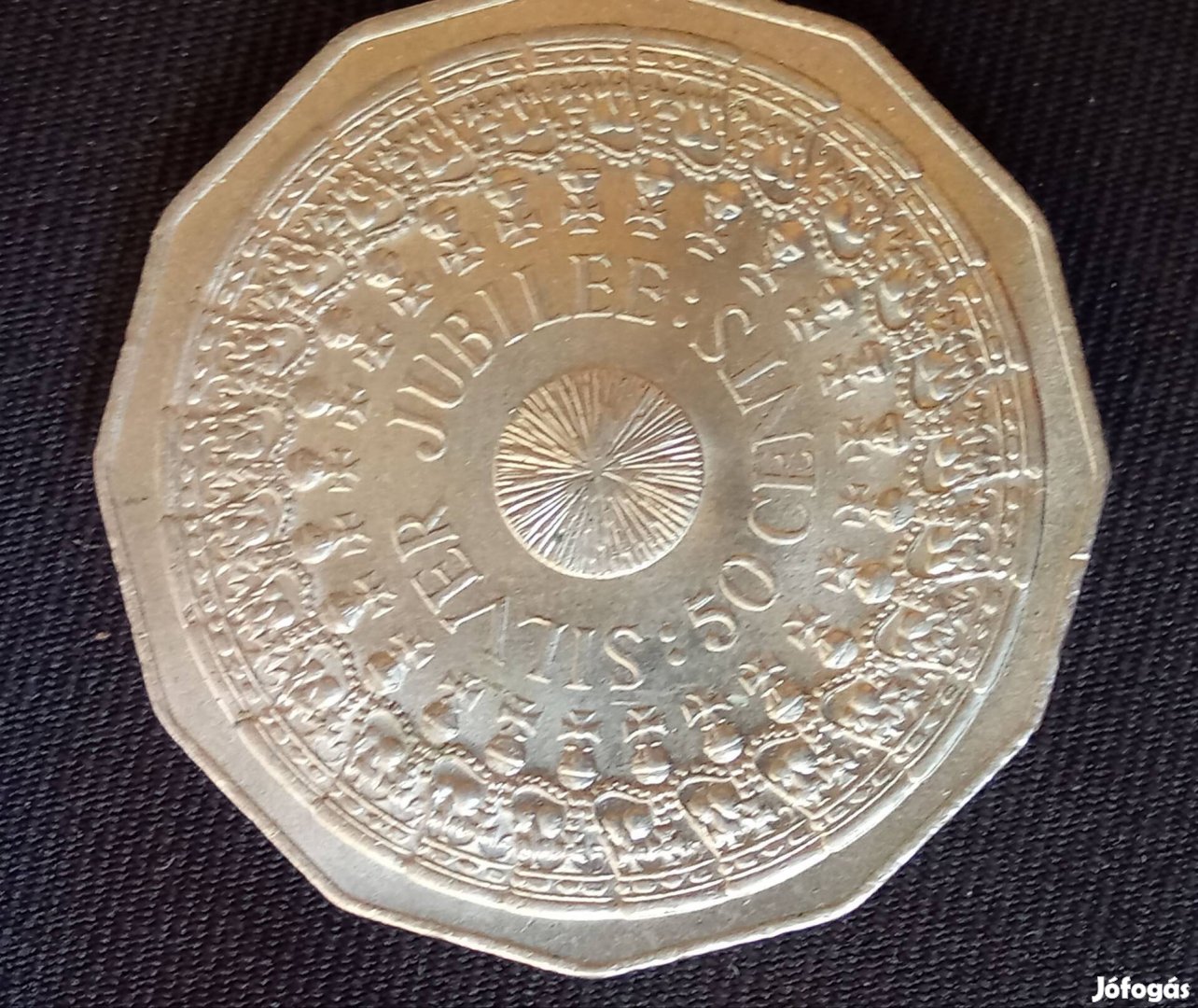 Ausztrál 50 cent: Silver Jubilee- 25. Éves jubileum