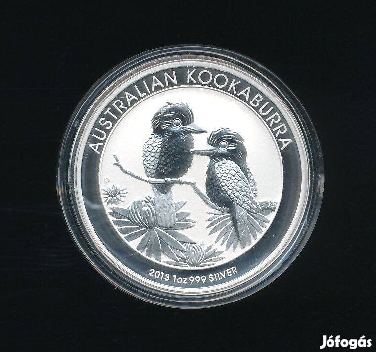 Ausztrália 1 uncia ezüst 2013, Kookaburra