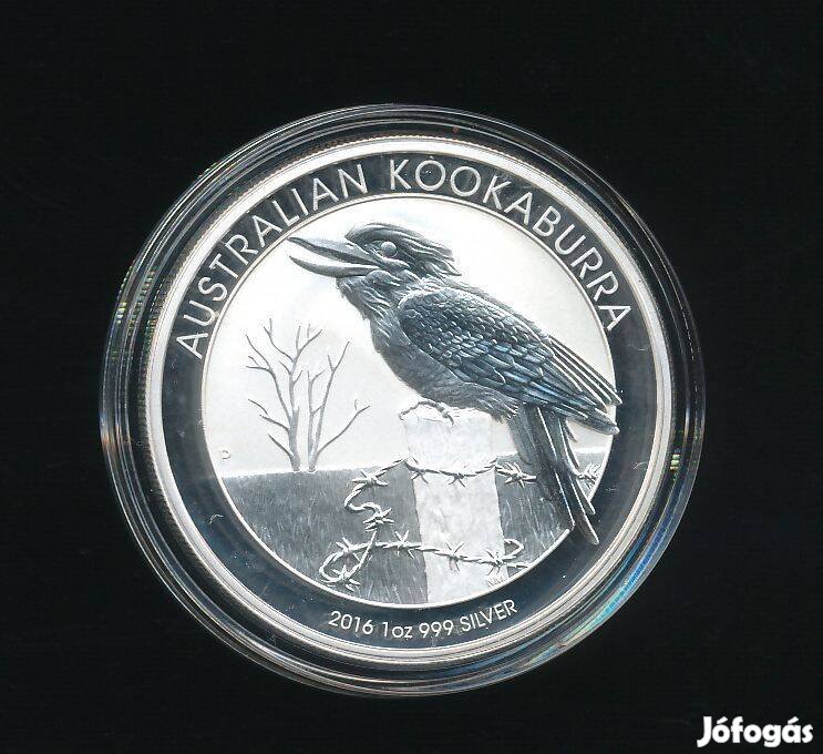 Ausztrália 1 uncia ezüst 2016, Kookaburra