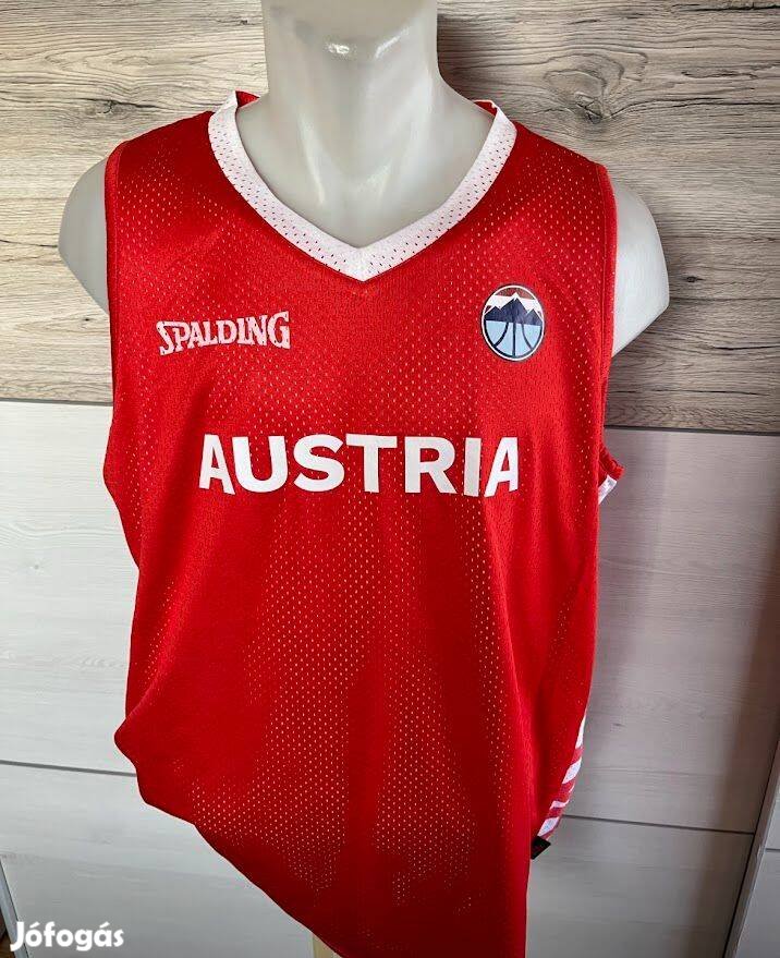 Ausztria Spalding Kosárlabda Mez Kifordíthatós