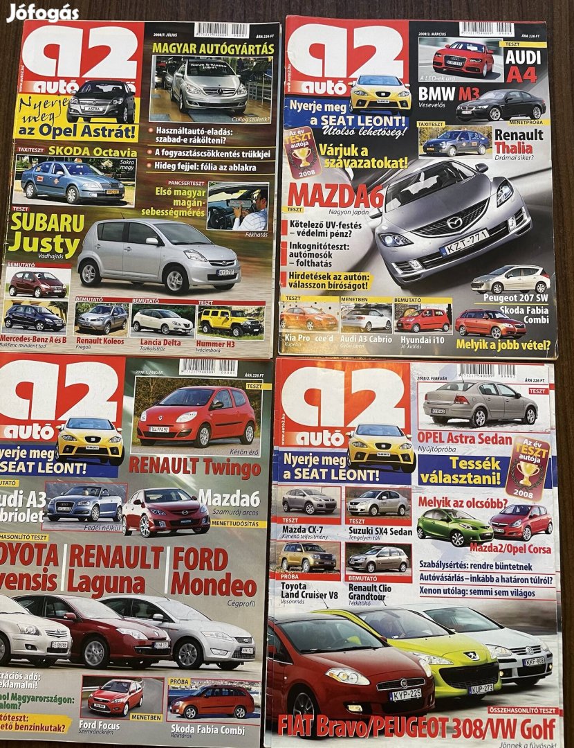 Auto2 magazinok több évjárat vegyesen