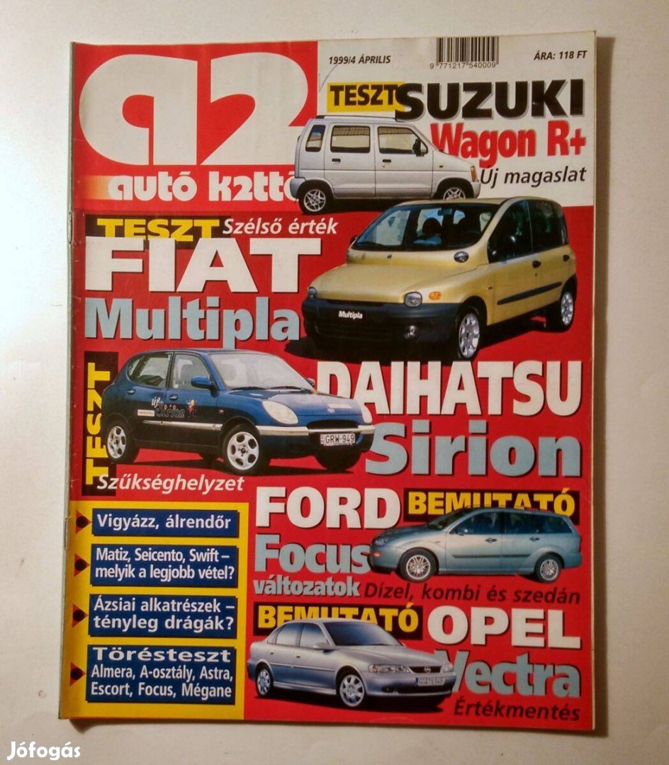 Autó Kettő 19994 Április melléklettel 10képtartalom