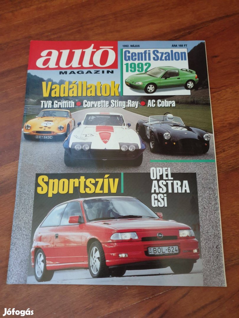 Autó Magazin 1992 Május Astra F GSI Teszt