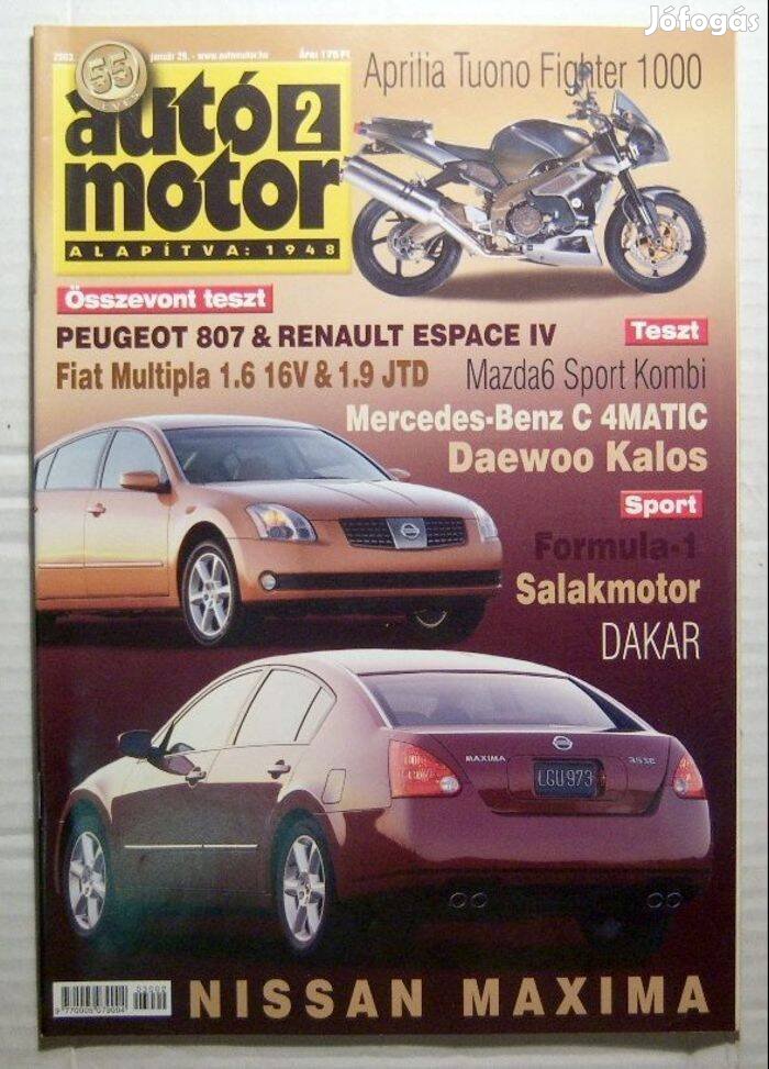 Autó Motor 2003/2 (poszterrel)