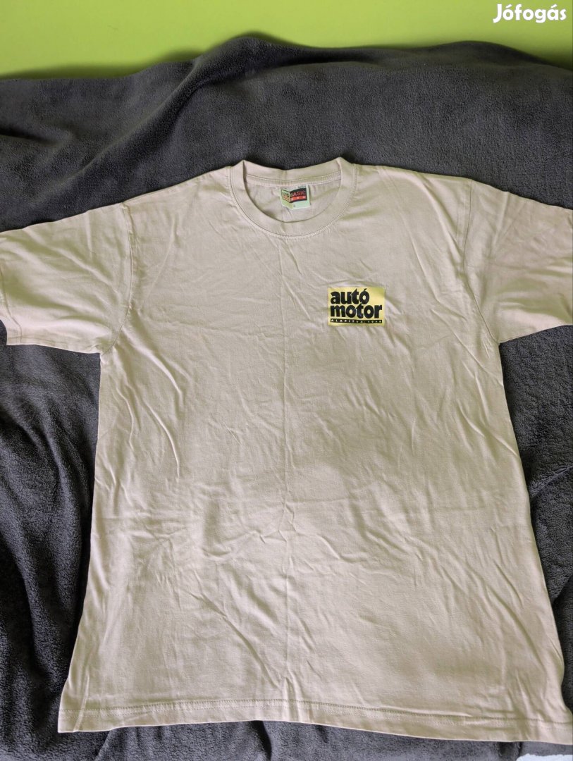 Autó Motor póló L-es