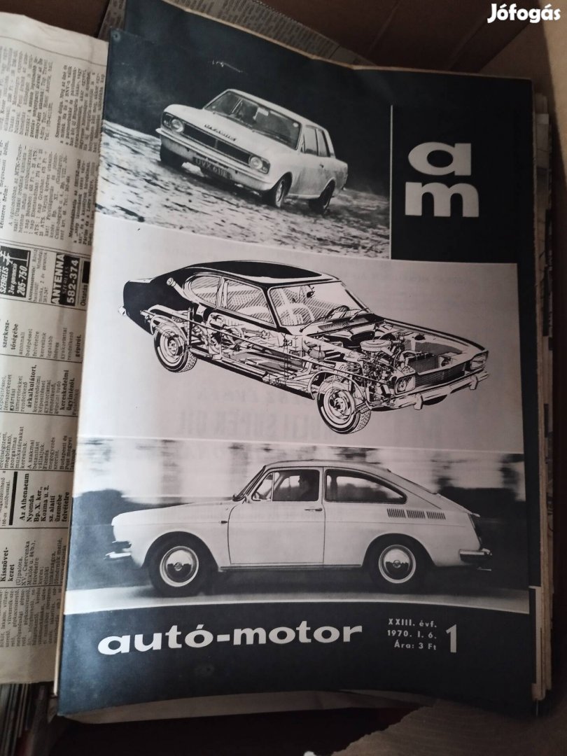 Autó Motor újság 1960-1970-1980 évek 