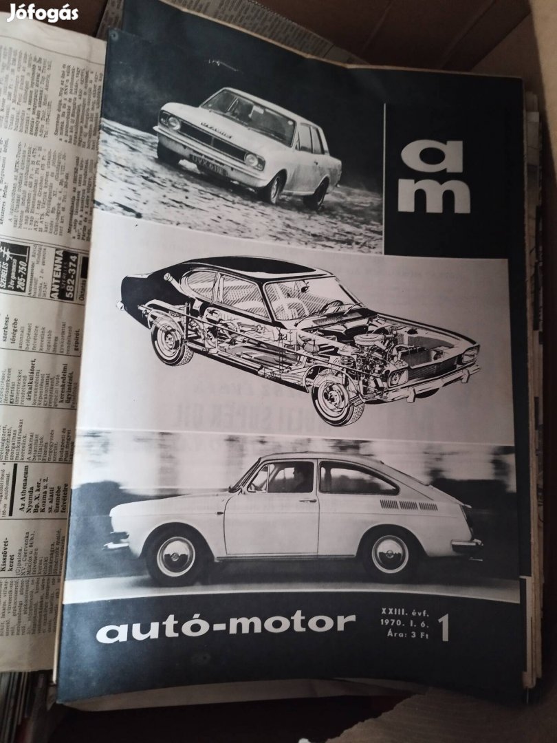 Autó Motor újság 1960-1970-1980 évek 